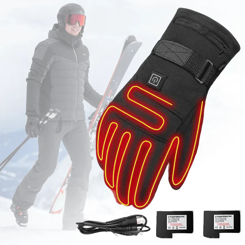 Waterproof electric heated heatguard gloves for women -6