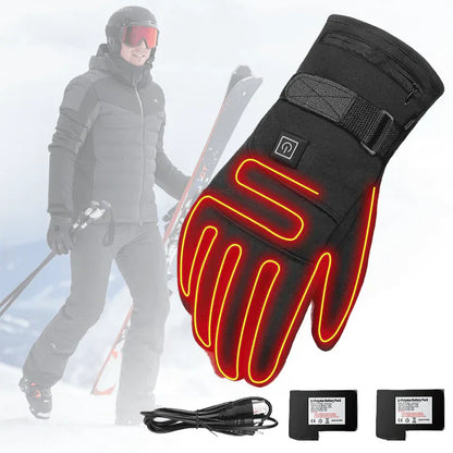 Waterproof electric heated heatguard gloves for women -6