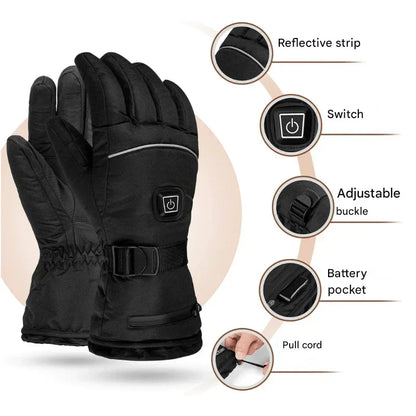 Waterproof electric heated heatguard gloves for women -7