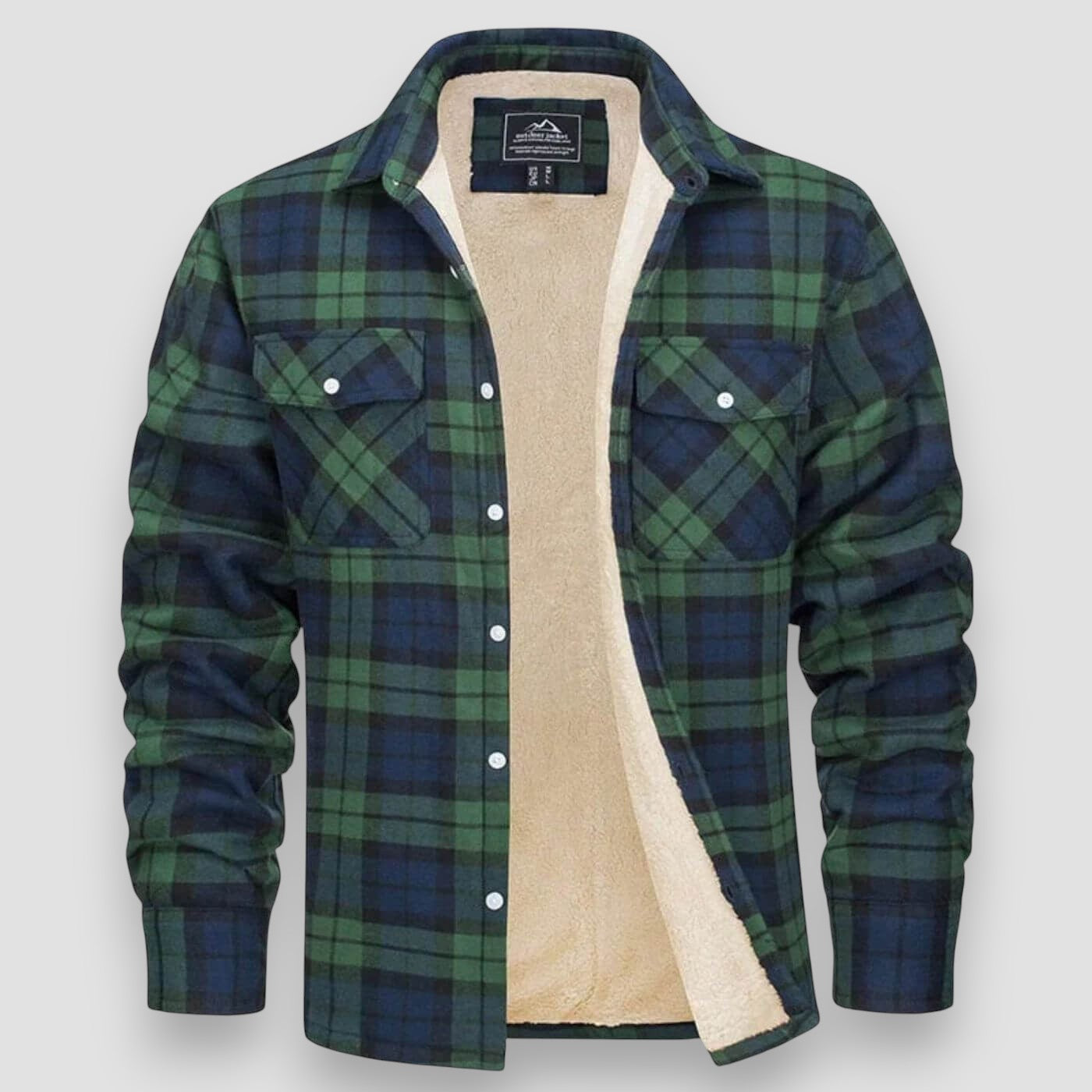 Elegant pattern checked jacket for men | Emeric -3