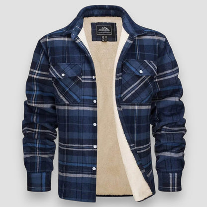 Elegant pattern checked jacket for men | Emeric -7