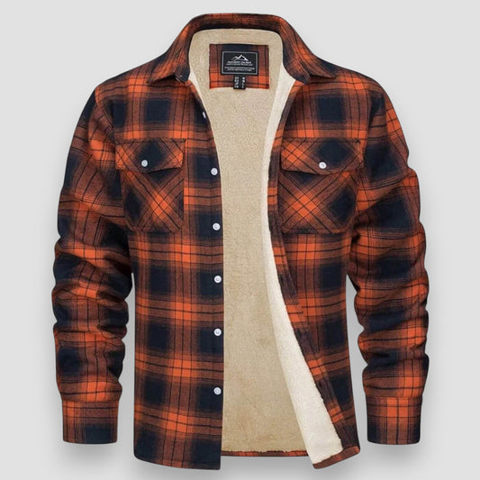 Elegant pattern checked jacket for men | Emeric -1