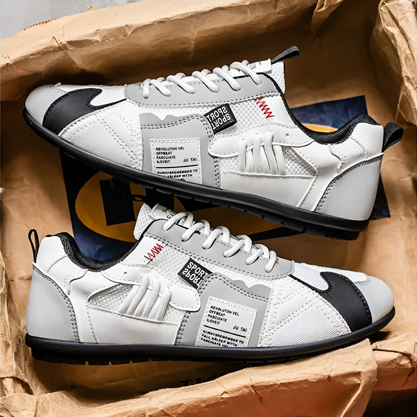 Comfort lace-up sneakers for men | Lioren -3