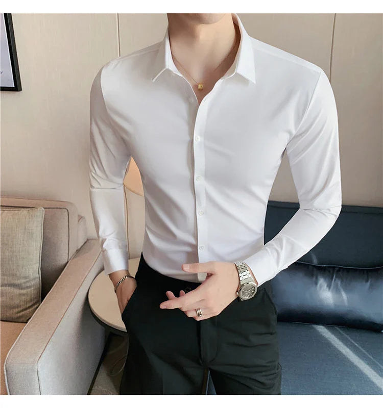 Seam high stretch shirt for men | Thor -14