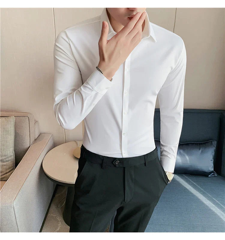Seam high stretch shirt for men | Thor -15