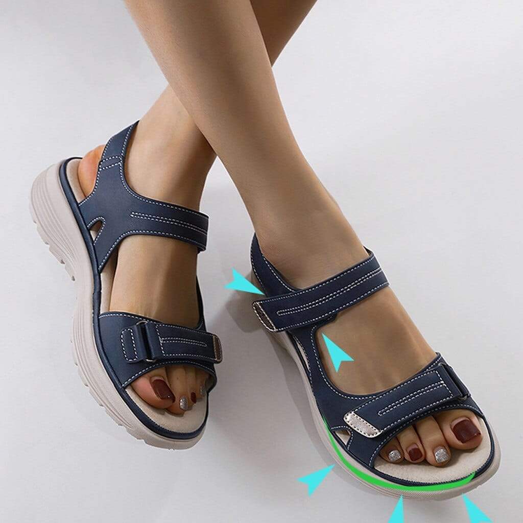 Walking straps velcro adjustable sandals for women | Tia -2