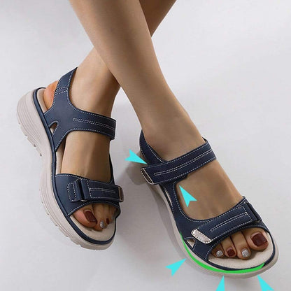Walking straps velcro adjustable sandals for women | Tia -2