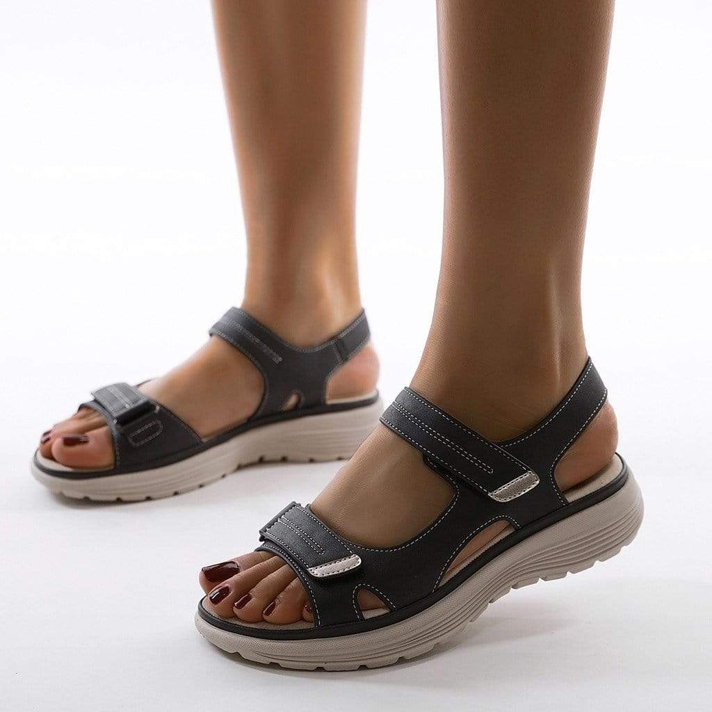 Walking straps velcro adjustable sandals for women | Tia -1