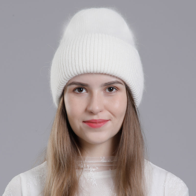 Winter knitted beanie for women | Thalia -7