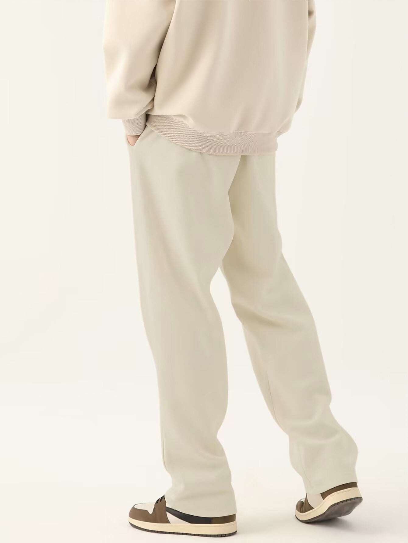 Jogging baggy retro trousers for men | Matt -5