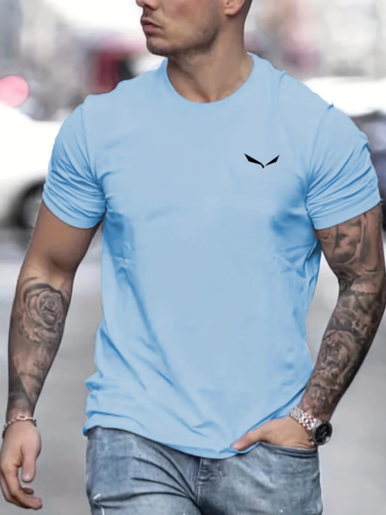 Casual cotton t-shirt for men | Luis -5