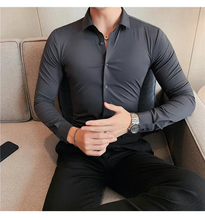 Seam high stretch shirt for men | Thor -10