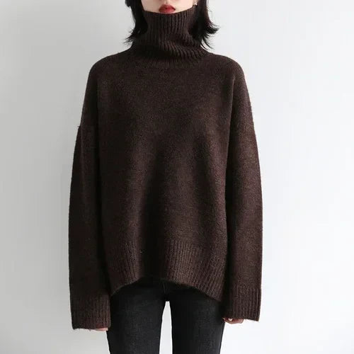 Sweater cosy turtleneck for women | Rosan -1