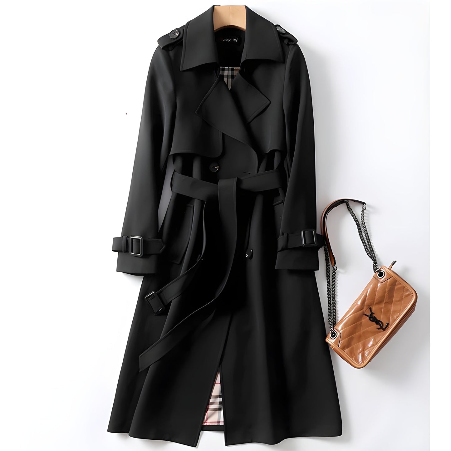 Trench elegant coat for women -4