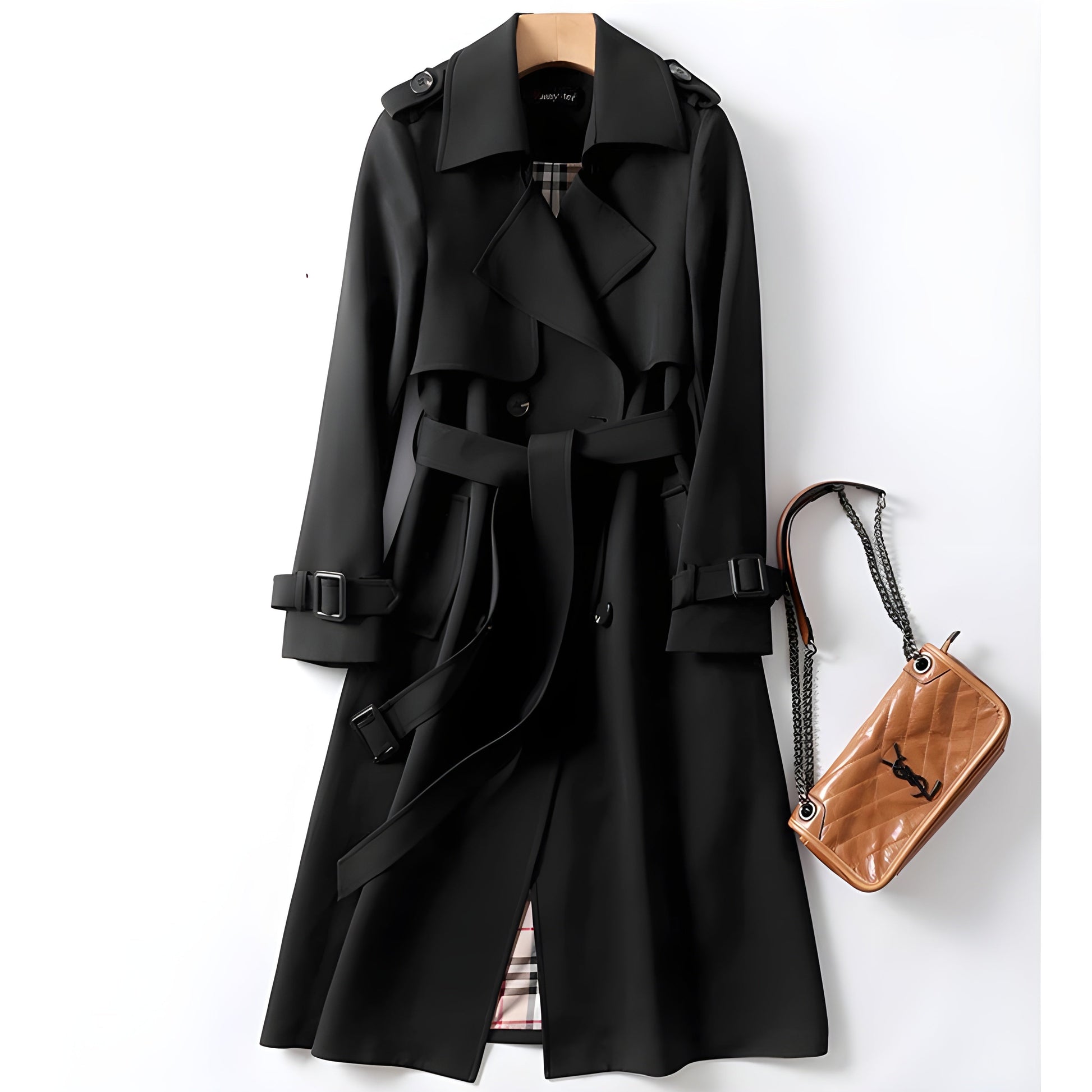 Trench elegant coat for women -4
